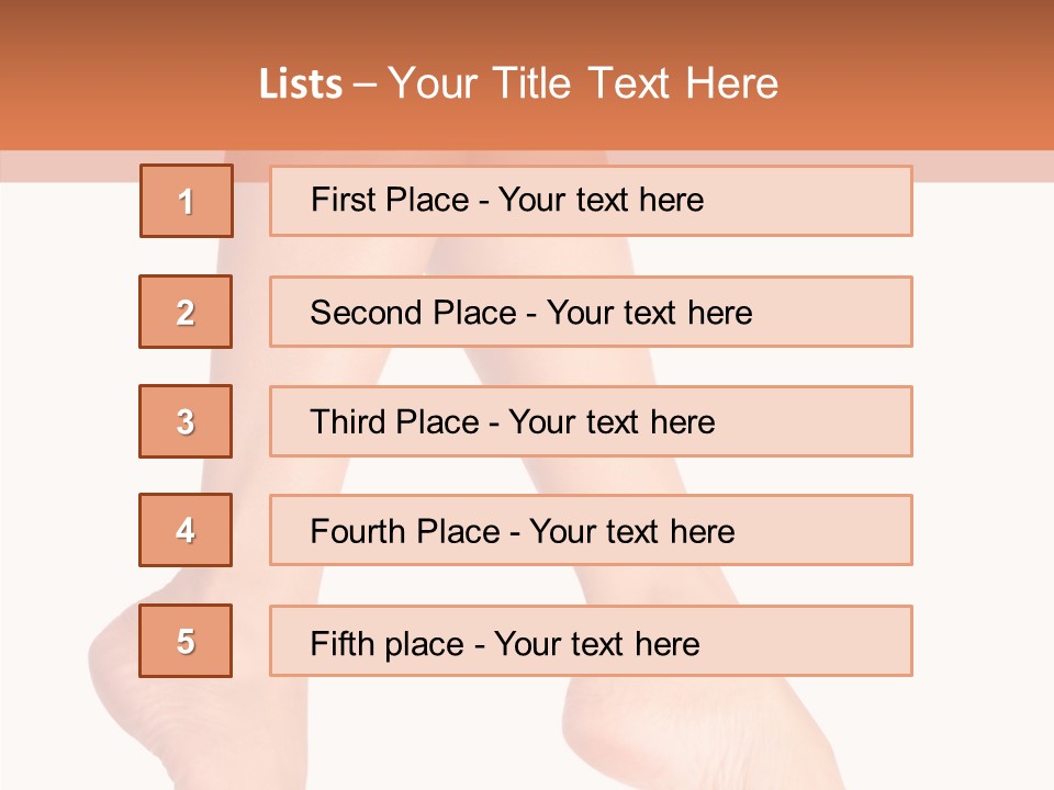 Young Alluring Skin PowerPoint Template