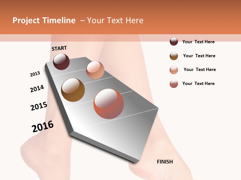 Young Alluring Skin PowerPoint Template