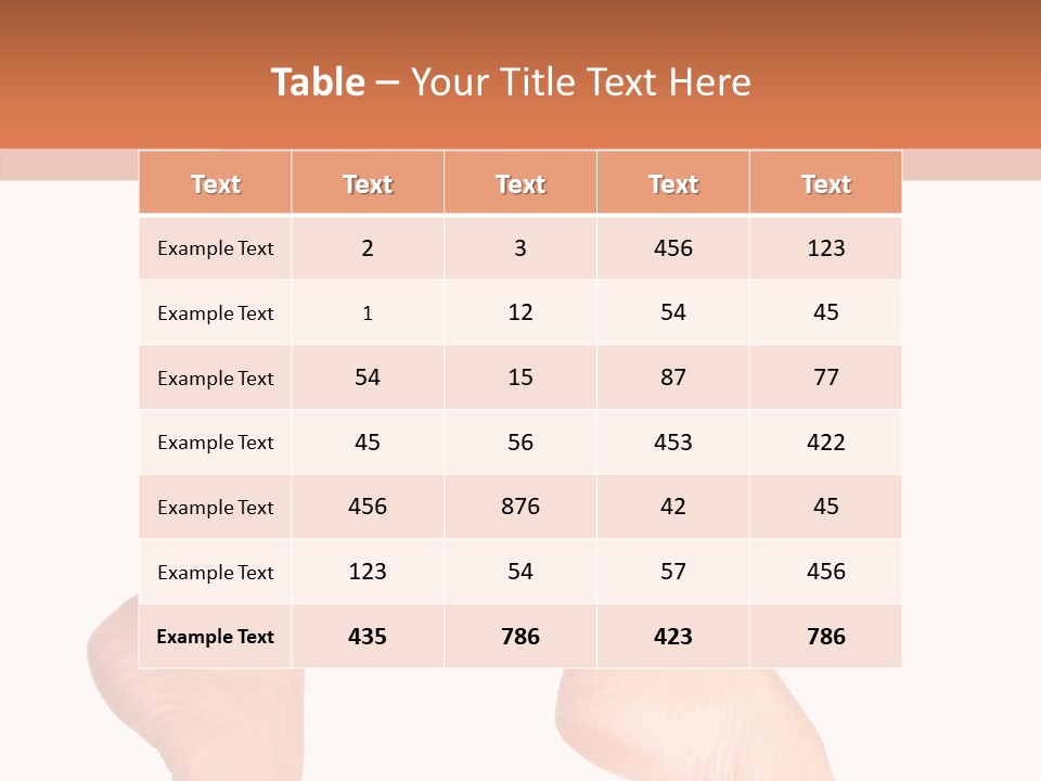 Young Alluring Skin PowerPoint Template