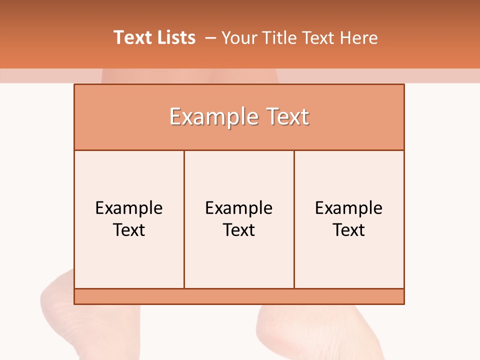 Young Alluring Skin PowerPoint Template