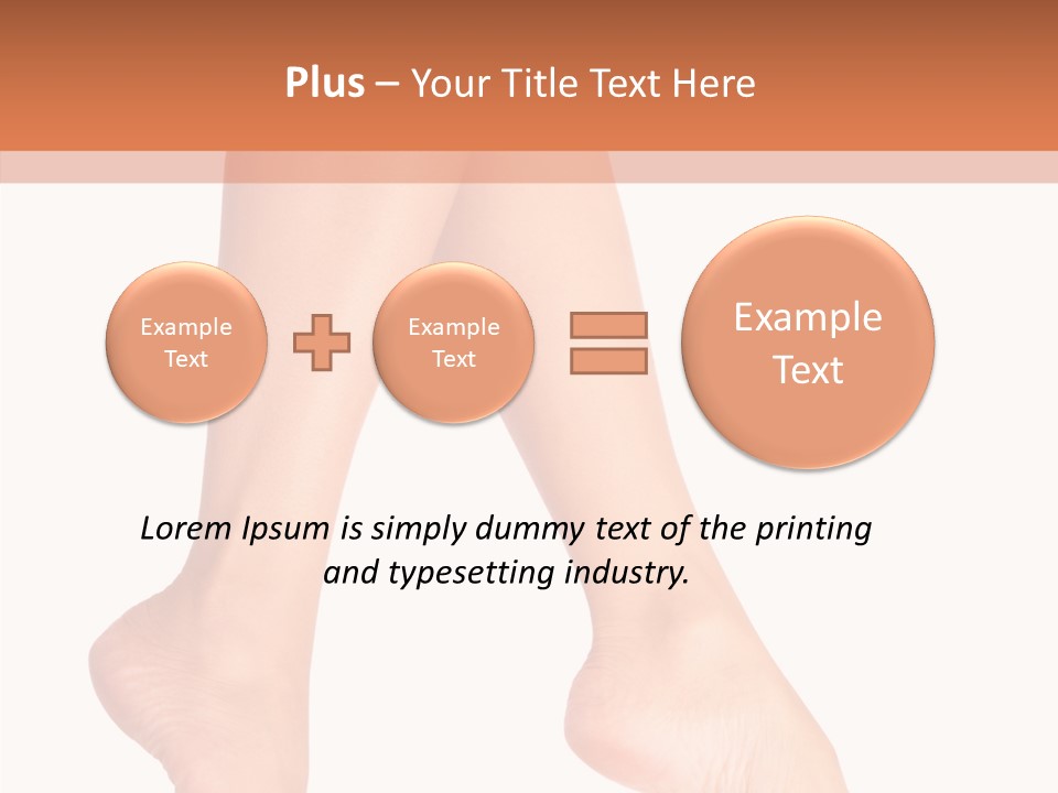 Young Alluring Skin PowerPoint Template