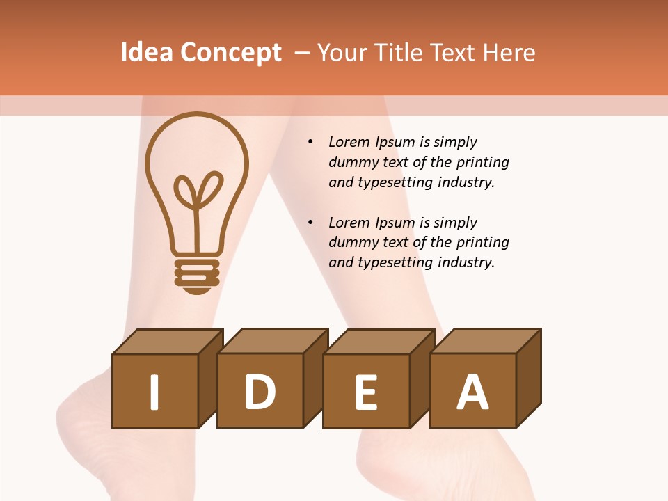 Young Alluring Skin PowerPoint Template