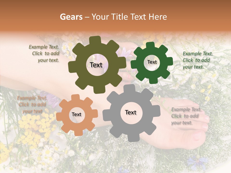 Attractive Stunning Tan PowerPoint Template