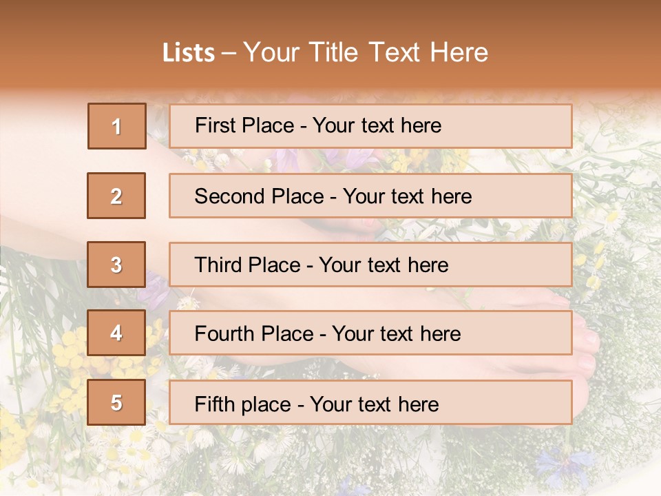 Attractive Stunning Tan PowerPoint Template