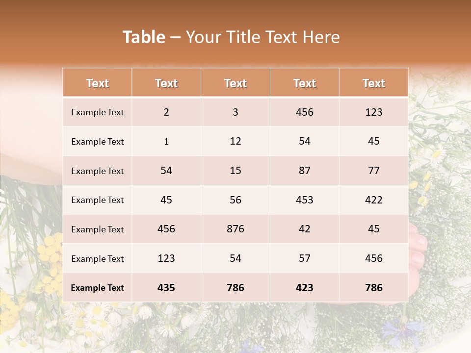 Attractive Stunning Tan PowerPoint Template