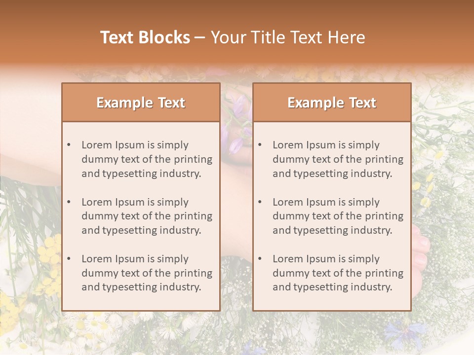 Attractive Stunning Tan PowerPoint Template