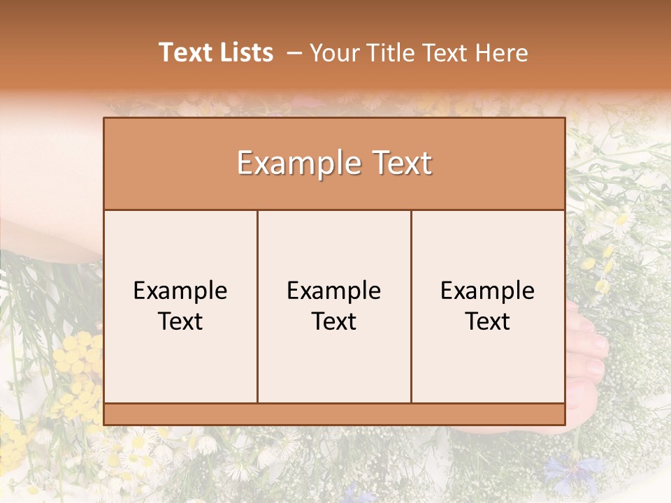 Attractive Stunning Tan PowerPoint Template
