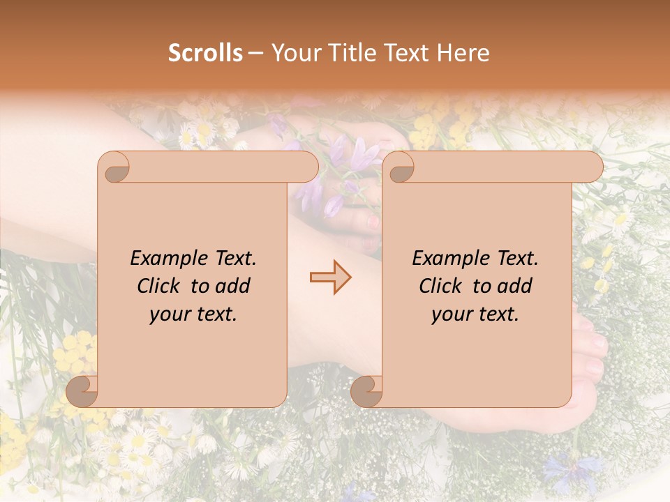 Attractive Stunning Tan PowerPoint Template