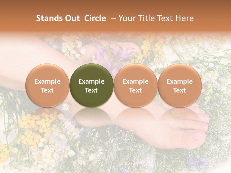 Attractive Stunning Tan PowerPoint Template