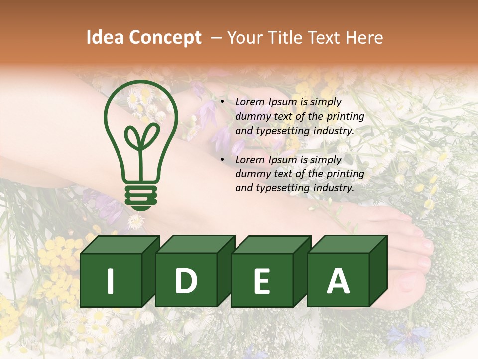 Attractive Stunning Tan PowerPoint Template