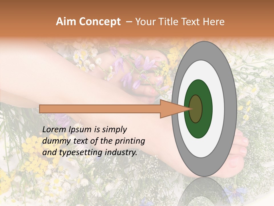 Attractive Stunning Tan PowerPoint Template