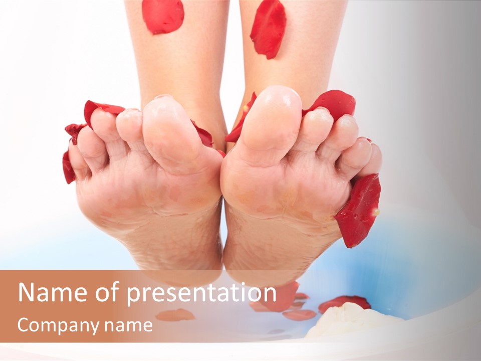 Beauty Healthcare Water PowerPoint Template