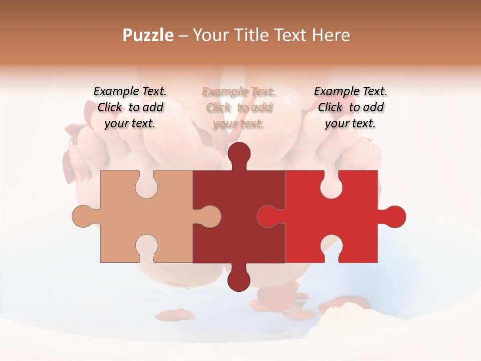 Beauty Healthcare Water PowerPoint Template