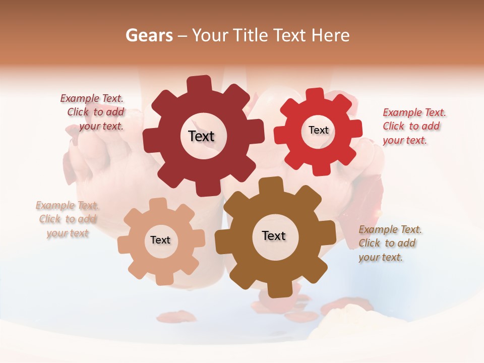 Beauty Healthcare Water PowerPoint Template