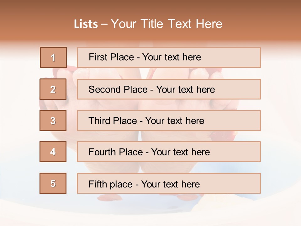 Beauty Healthcare Water PowerPoint Template