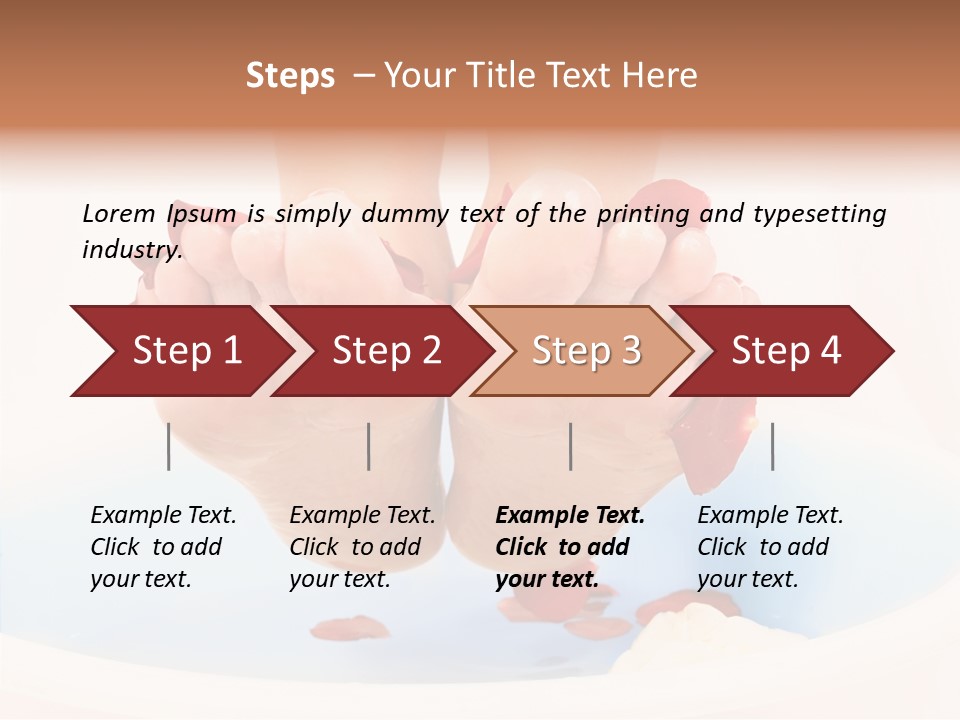 Beauty Healthcare Water PowerPoint Template
