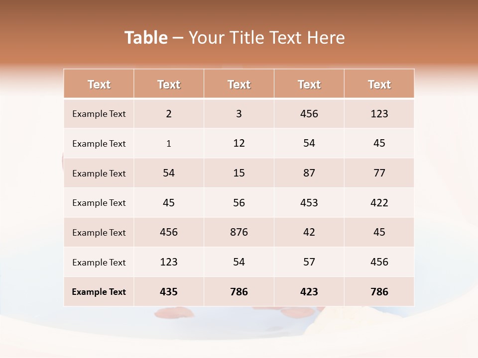 Beauty Healthcare Water PowerPoint Template