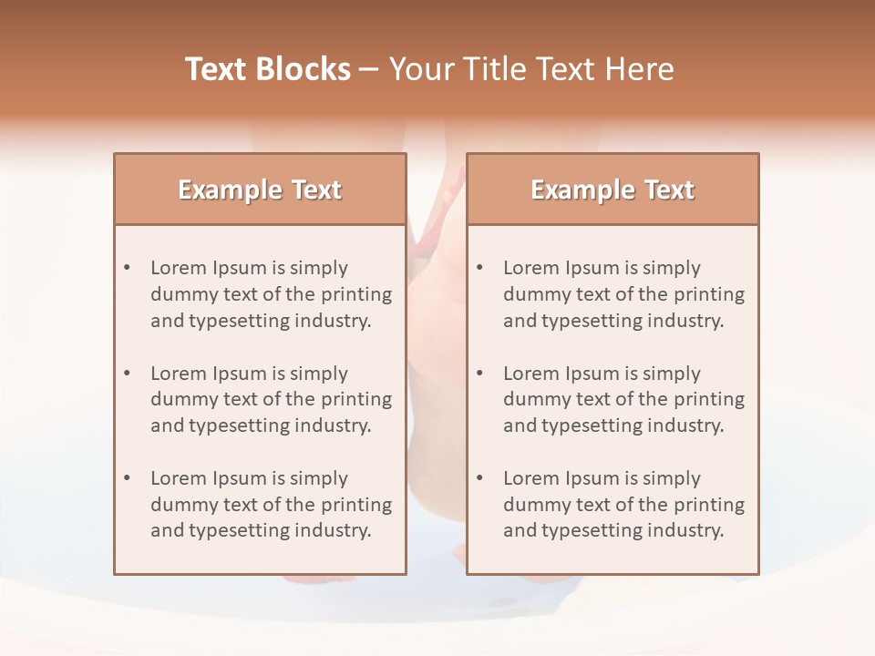 Beauty Healthcare Water PowerPoint Template