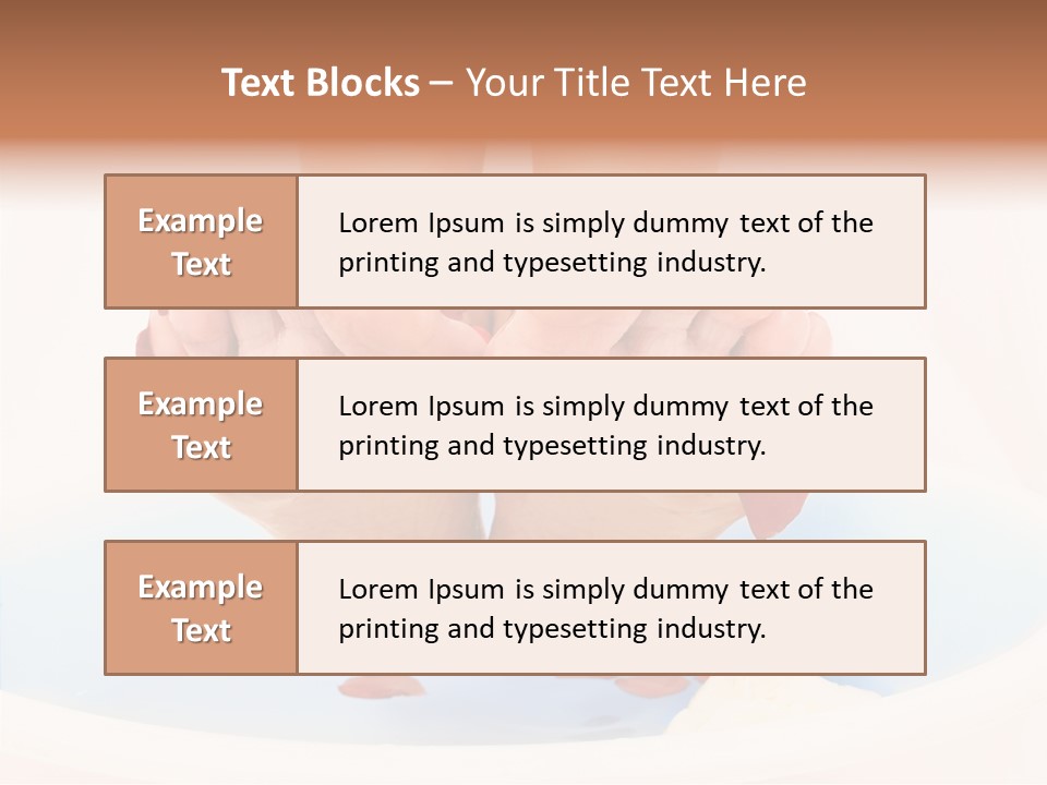 Beauty Healthcare Water PowerPoint Template