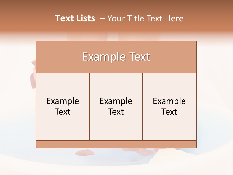 Beauty Healthcare Water PowerPoint Template