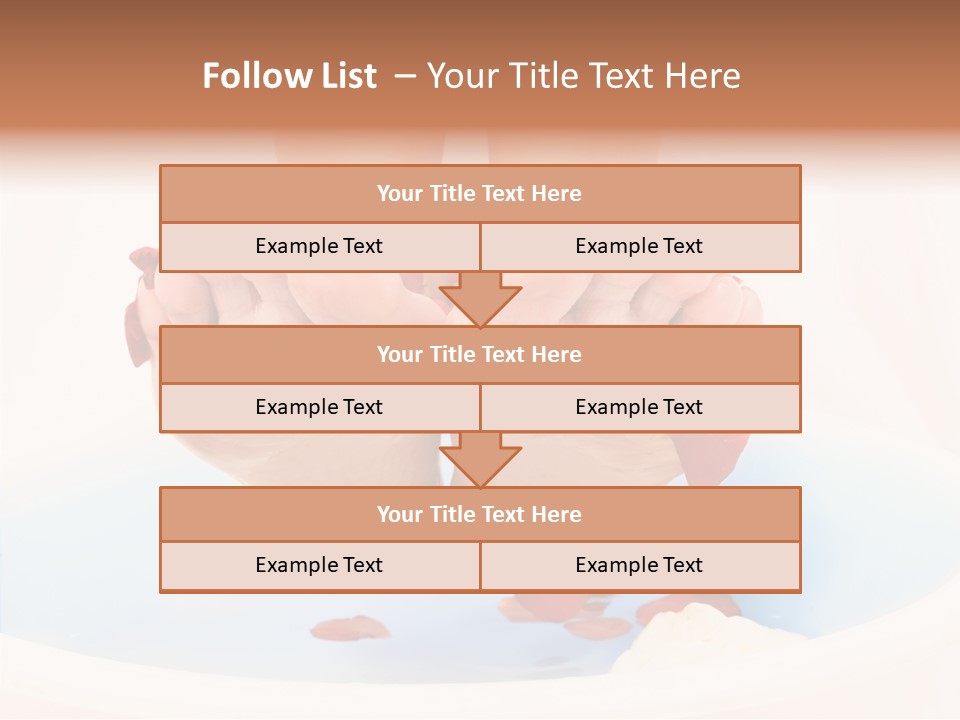 Beauty Healthcare Water PowerPoint Template