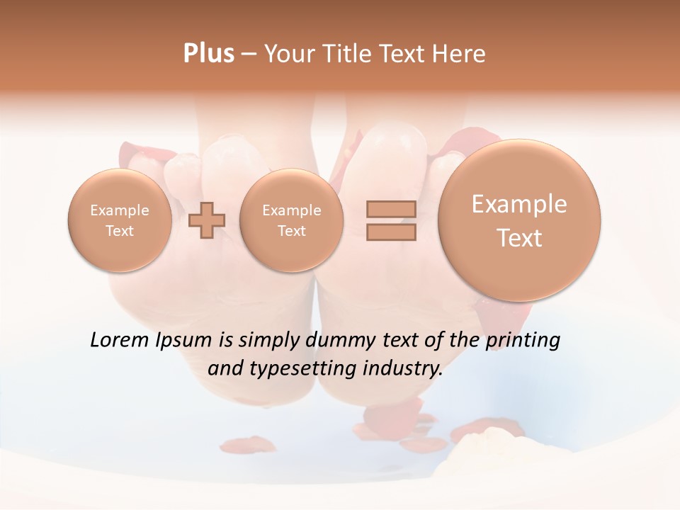 Beauty Healthcare Water PowerPoint Template