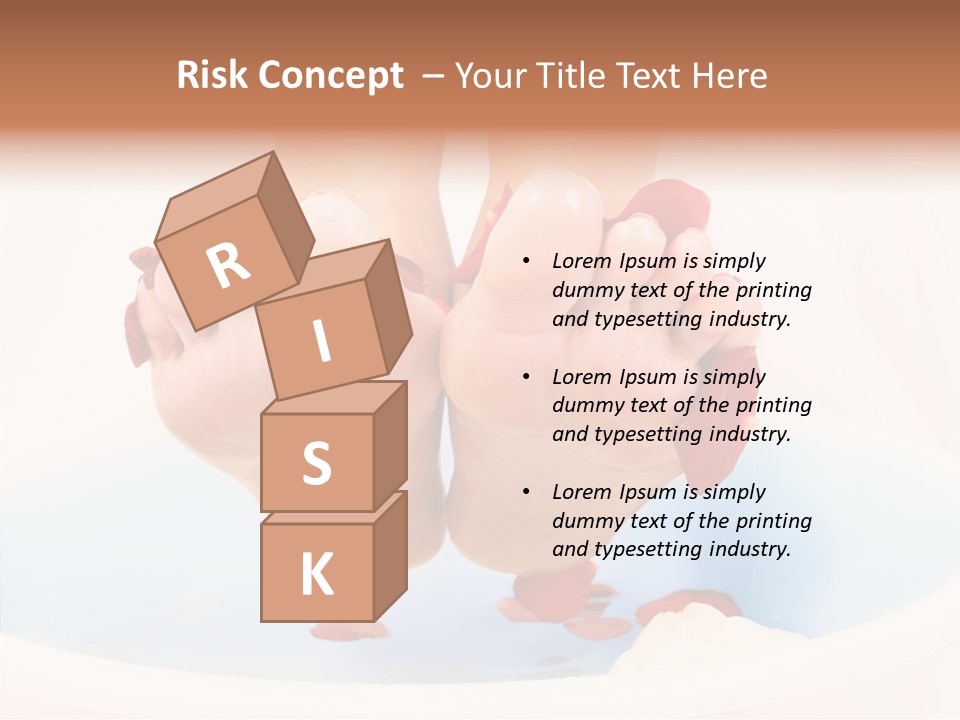 Beauty Healthcare Water PowerPoint Template