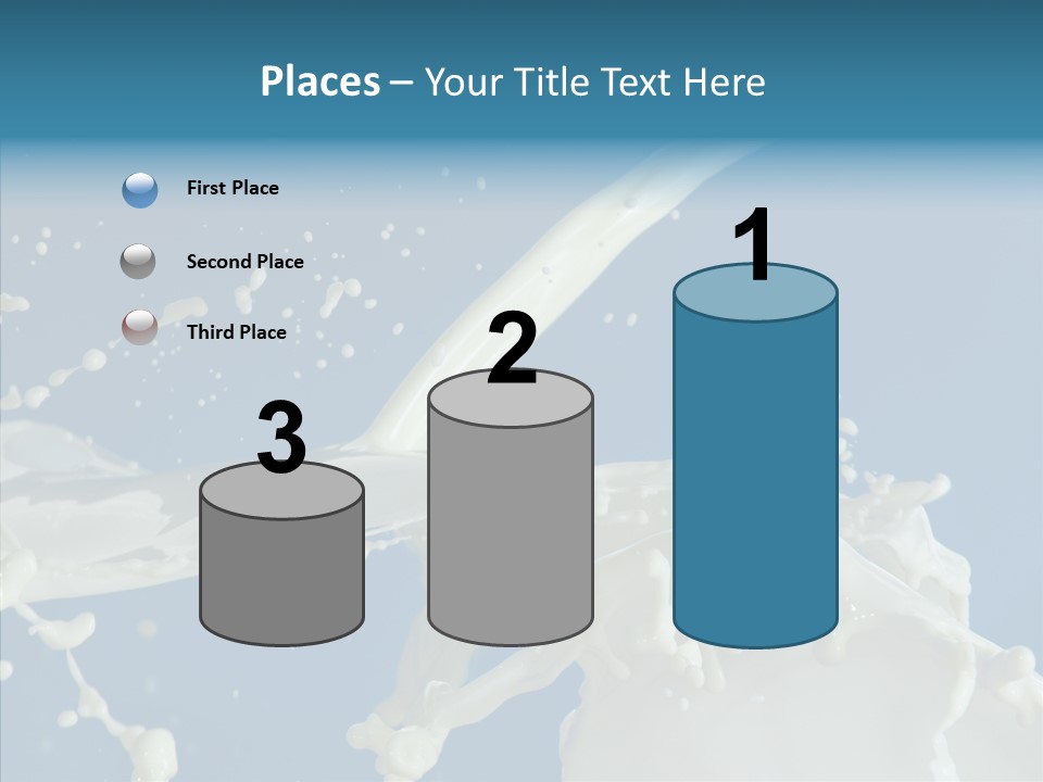 Yoghurt Skimmed Pasteurized PowerPoint Template