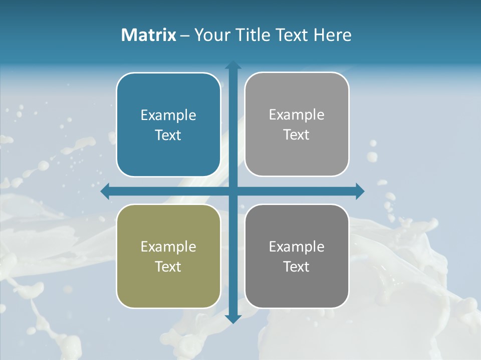 Yoghurt Skimmed Pasteurized PowerPoint Template