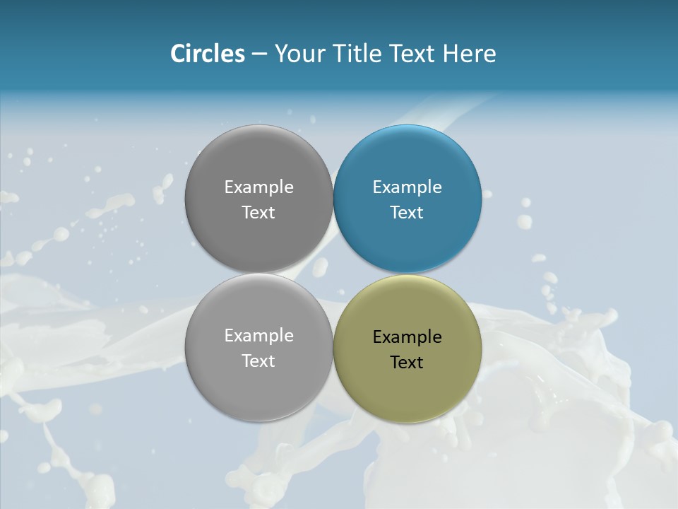 Yoghurt Skimmed Pasteurized PowerPoint Template