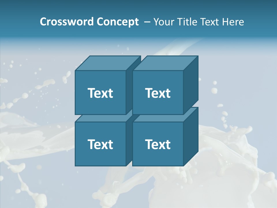 Yoghurt Skimmed Pasteurized PowerPoint Template