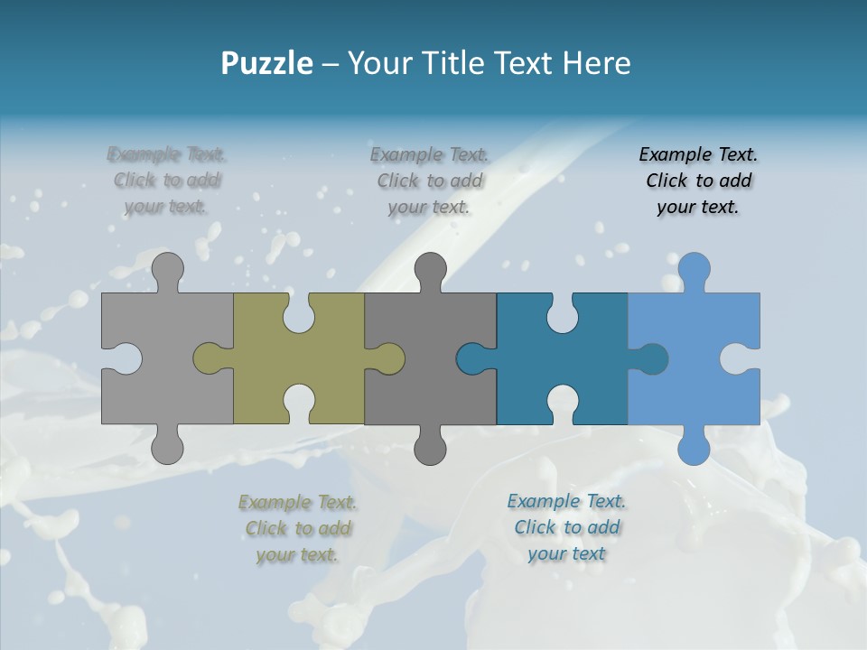 Yoghurt Skimmed Pasteurized PowerPoint Template