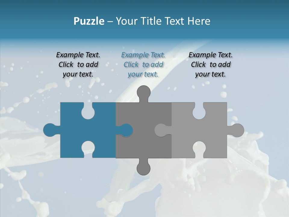 Yoghurt Skimmed Pasteurized PowerPoint Template