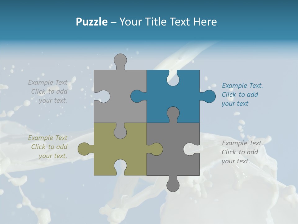 Yoghurt Skimmed Pasteurized PowerPoint Template