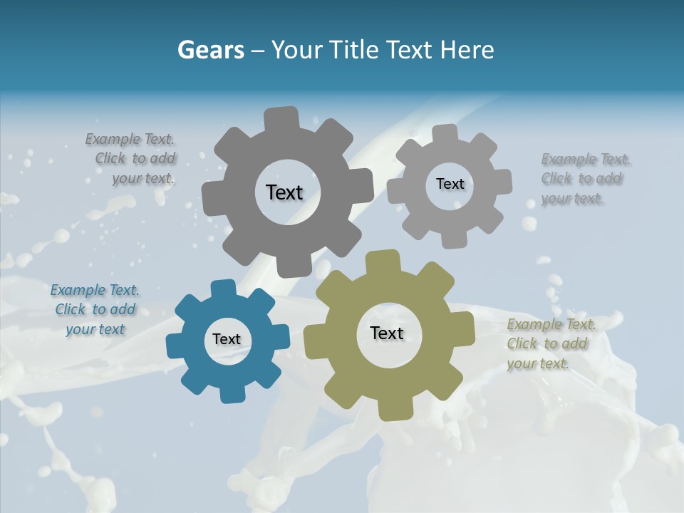 Yoghurt Skimmed Pasteurized PowerPoint Template