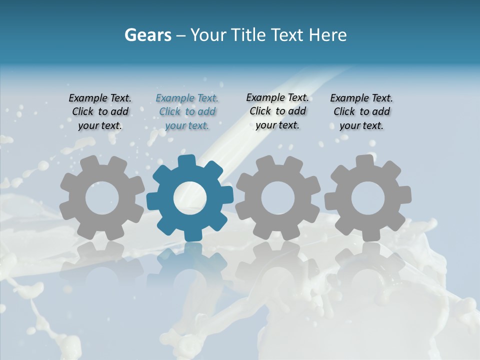 Yoghurt Skimmed Pasteurized PowerPoint Template