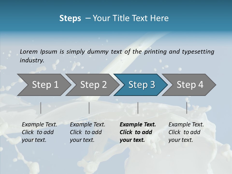 Yoghurt Skimmed Pasteurized PowerPoint Template