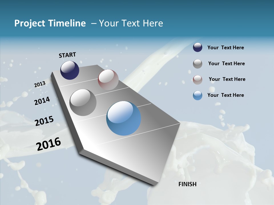 Yoghurt Skimmed Pasteurized PowerPoint Template
