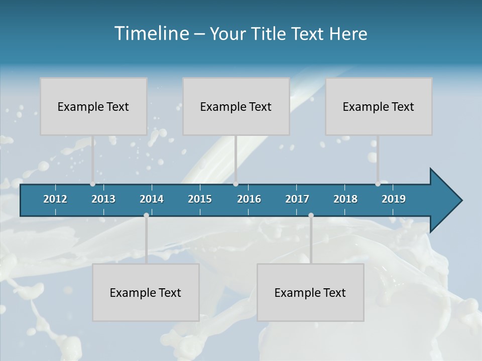 Yoghurt Skimmed Pasteurized PowerPoint Template