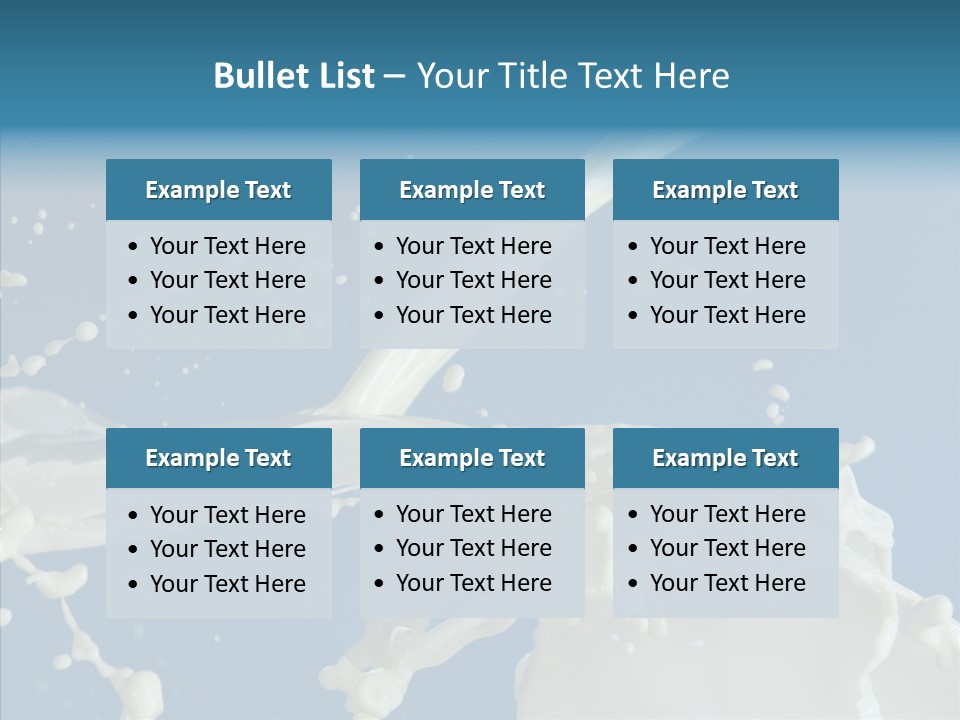 Yoghurt Skimmed Pasteurized PowerPoint Template