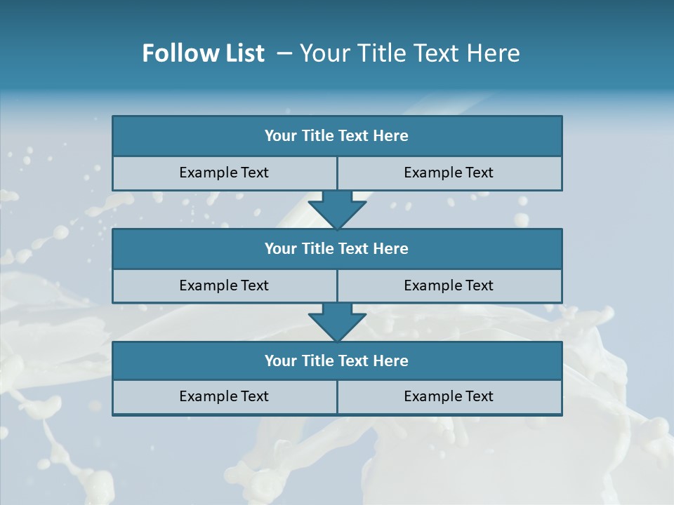 Yoghurt Skimmed Pasteurized PowerPoint Template