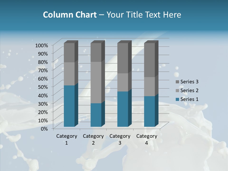 Yoghurt Skimmed Pasteurized PowerPoint Template