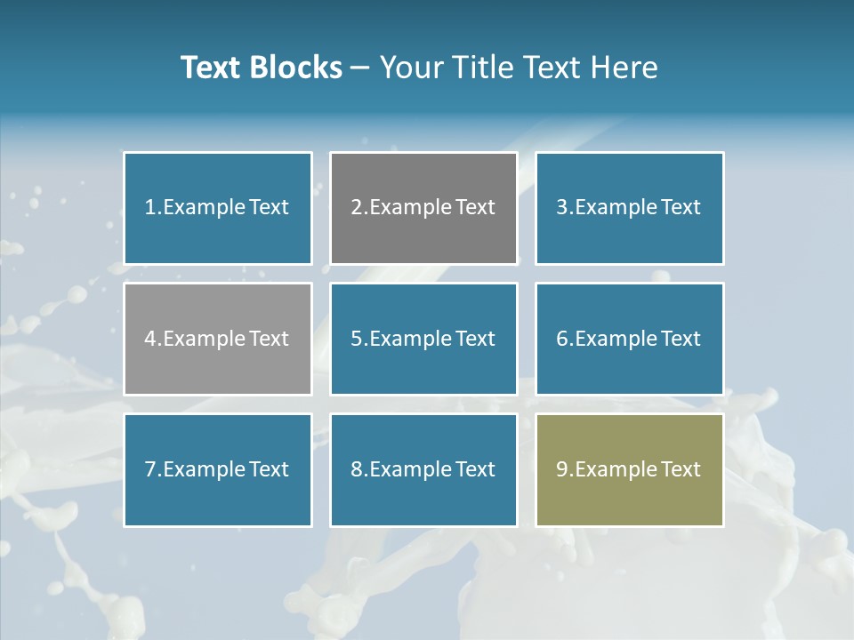 Yoghurt Skimmed Pasteurized PowerPoint Template