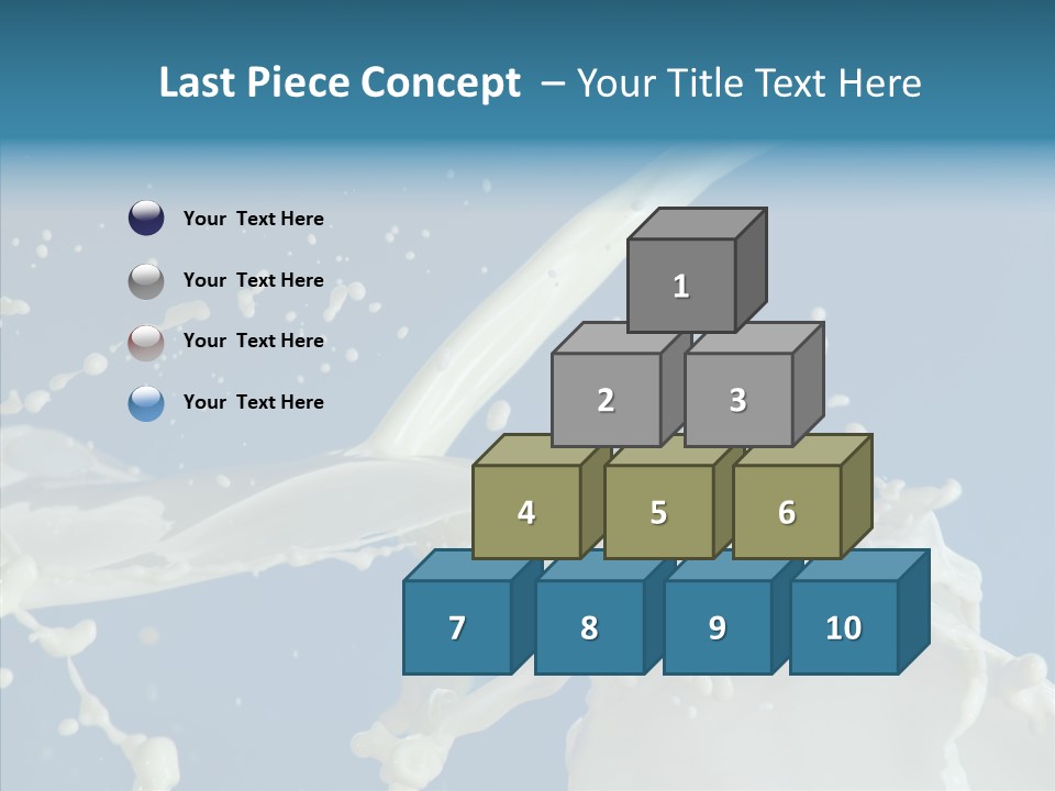 Yoghurt Skimmed Pasteurized PowerPoint Template