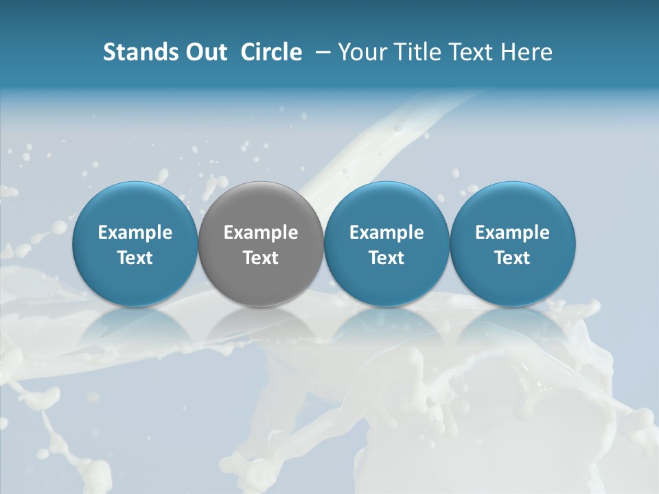 Yoghurt Skimmed Pasteurized PowerPoint Template