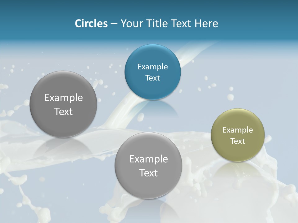 Yoghurt Skimmed Pasteurized PowerPoint Template