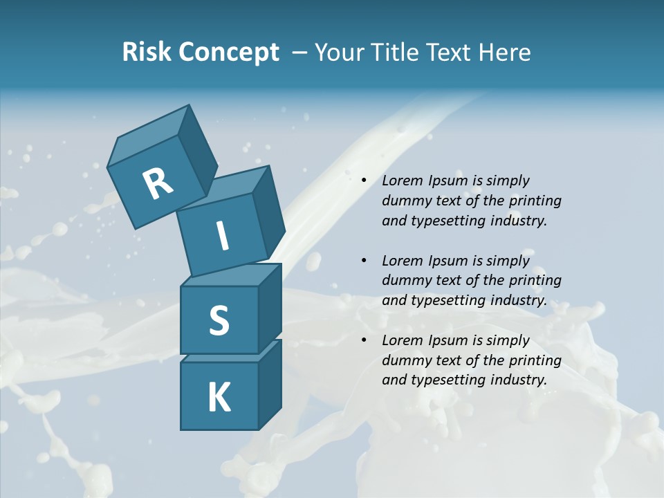 Yoghurt Skimmed Pasteurized PowerPoint Template