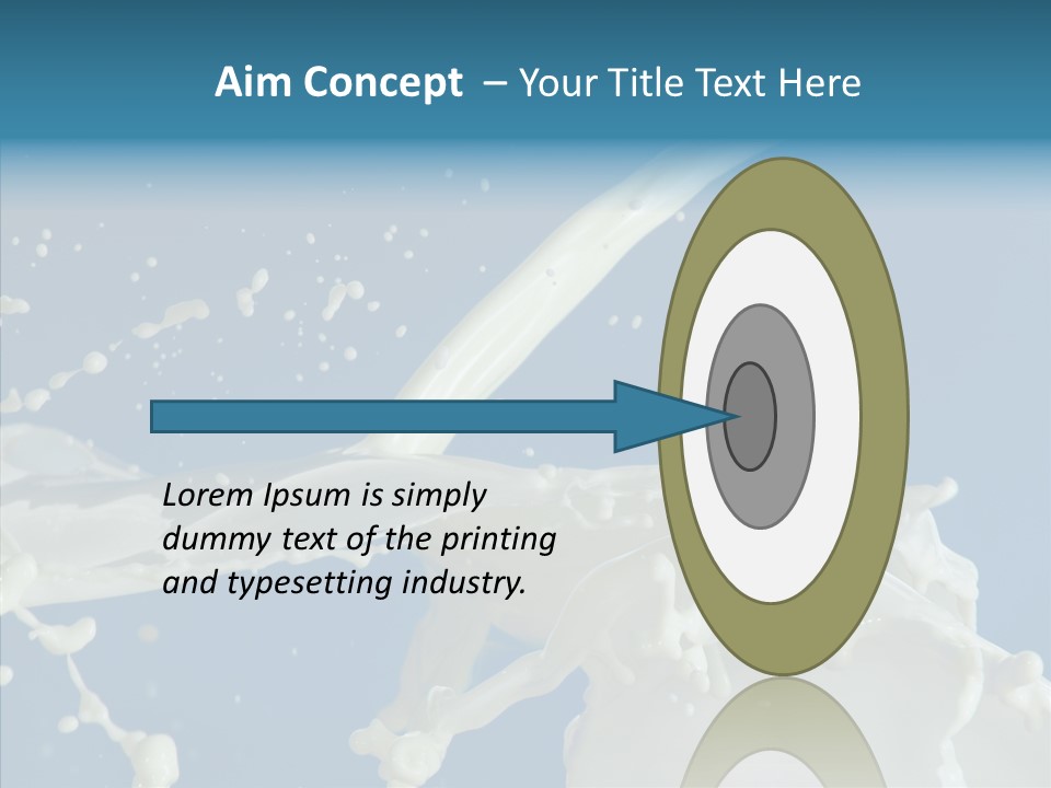 Yoghurt Skimmed Pasteurized PowerPoint Template