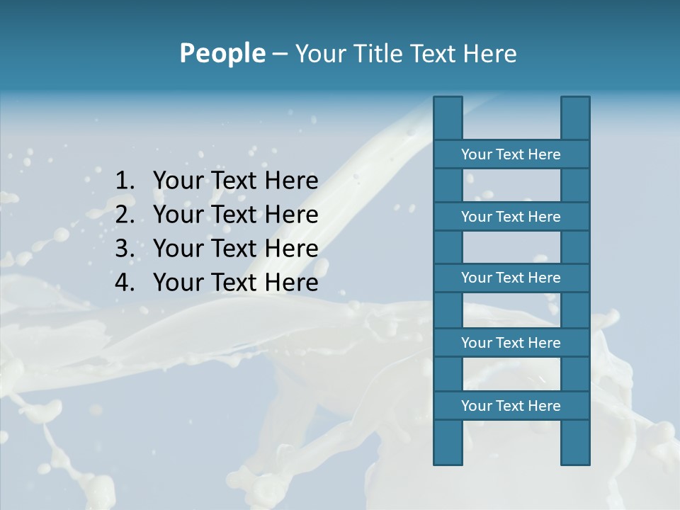 Yoghurt Skimmed Pasteurized PowerPoint Template