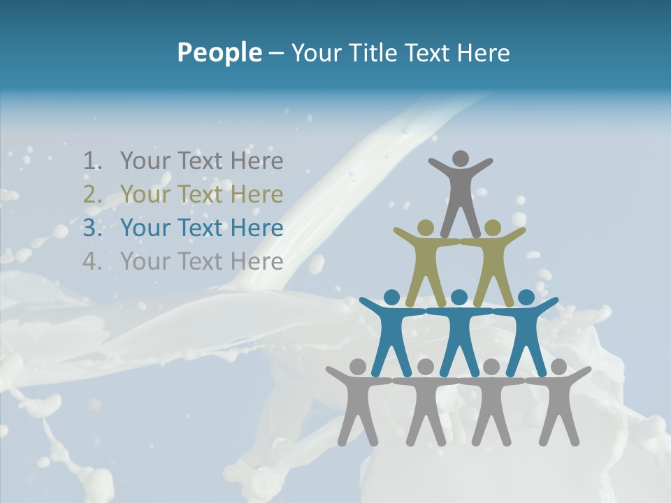 Yoghurt Skimmed Pasteurized PowerPoint Template